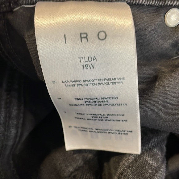 IRO | Experience | High Rise Skinny Jeans | Tilda | Size 24 - Picture 9 of 9
